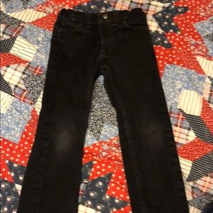 Boys 6 regular black wrangler jeans
